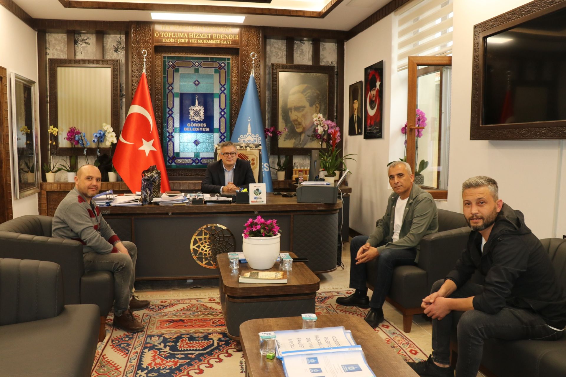 Oda Başkanımız Taner Batur, Belediye Başkanımız Av. İbrahim Büke’yi Ziyaret Etti